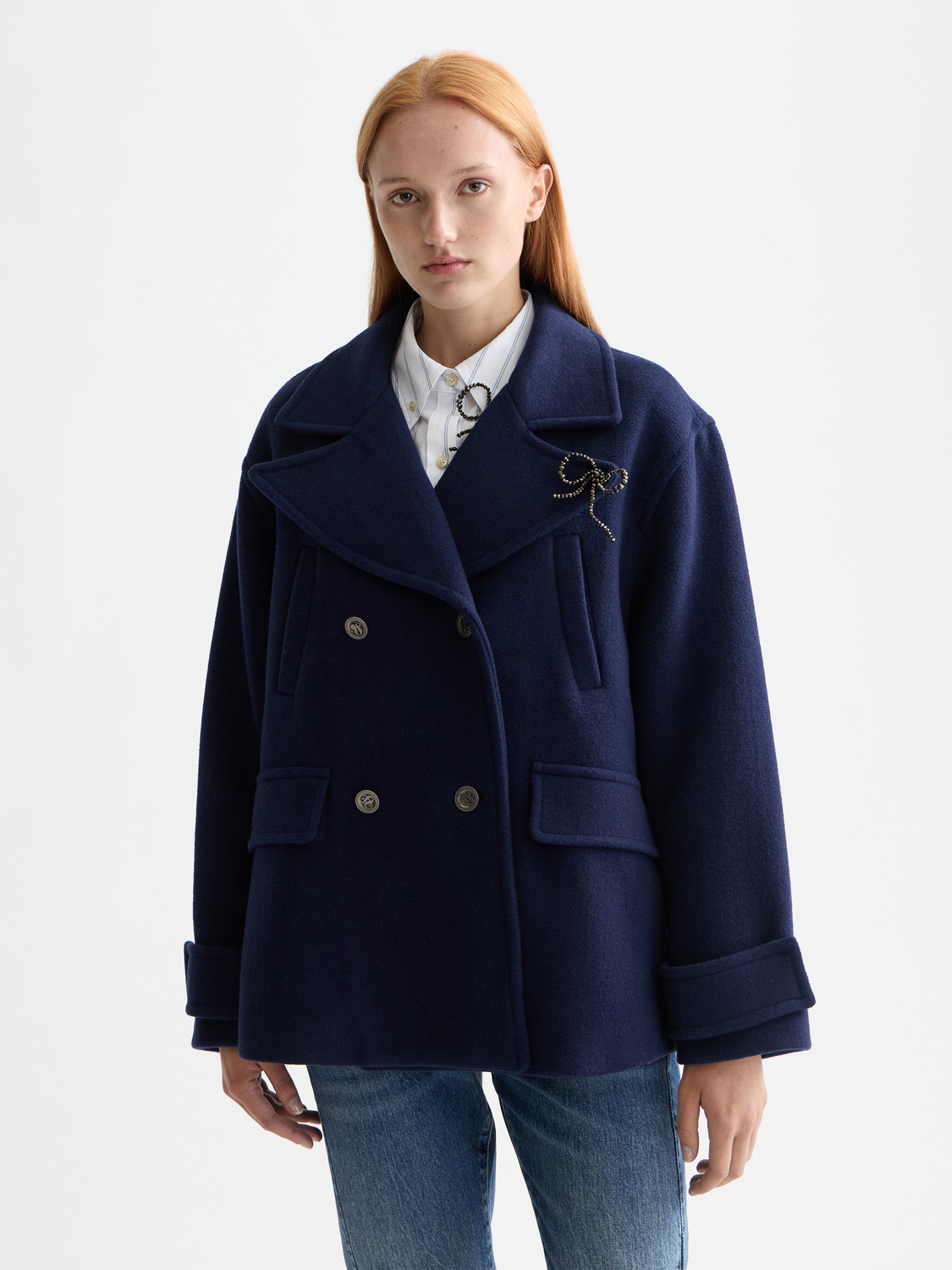 Mid length peacoat - Scotch & Soda AU