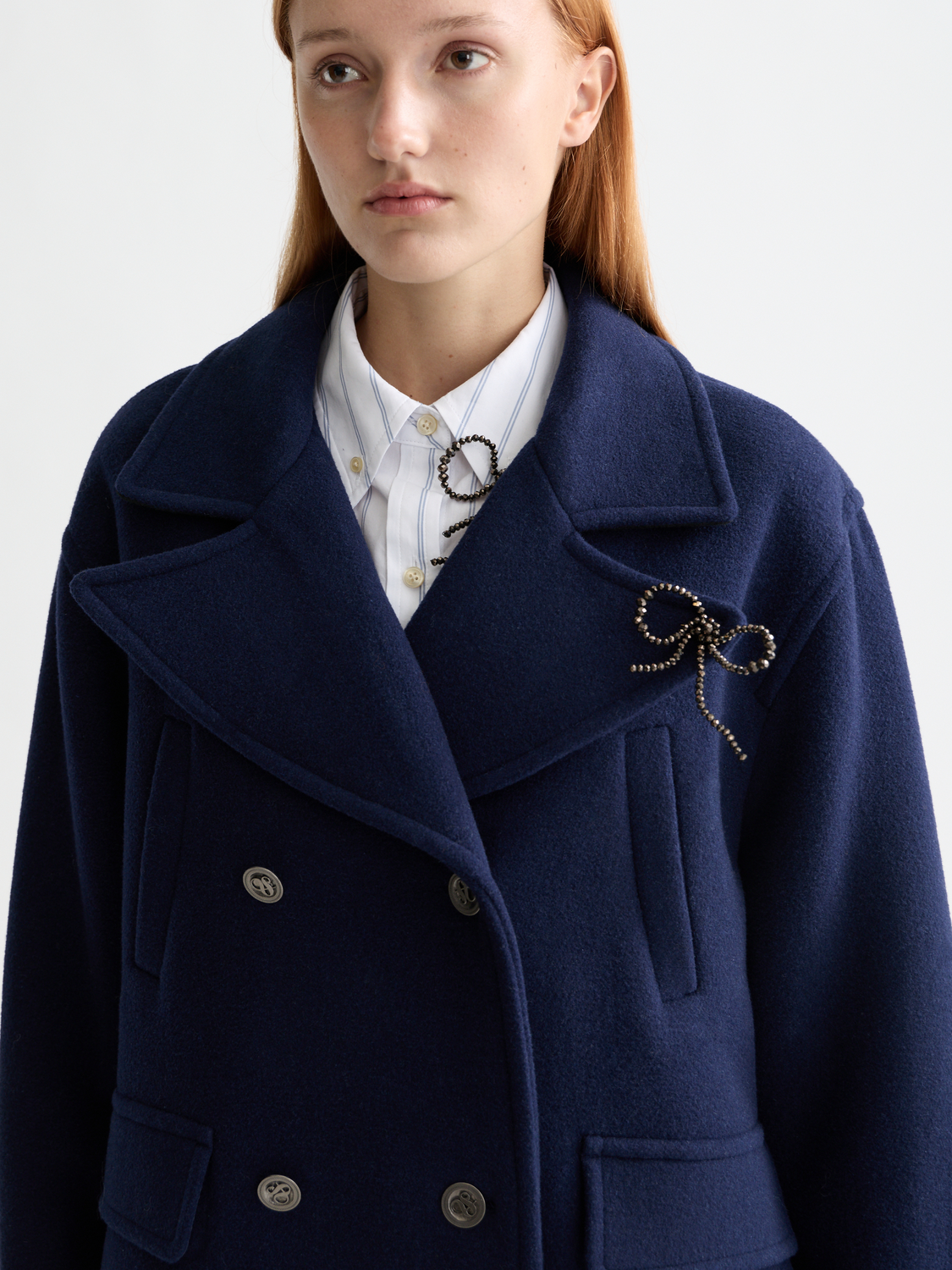 Mid length peacoat - Scotch & Soda AU
