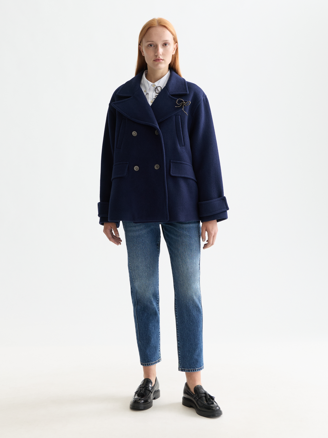 Mid length peacoat - Scotch & Soda AU