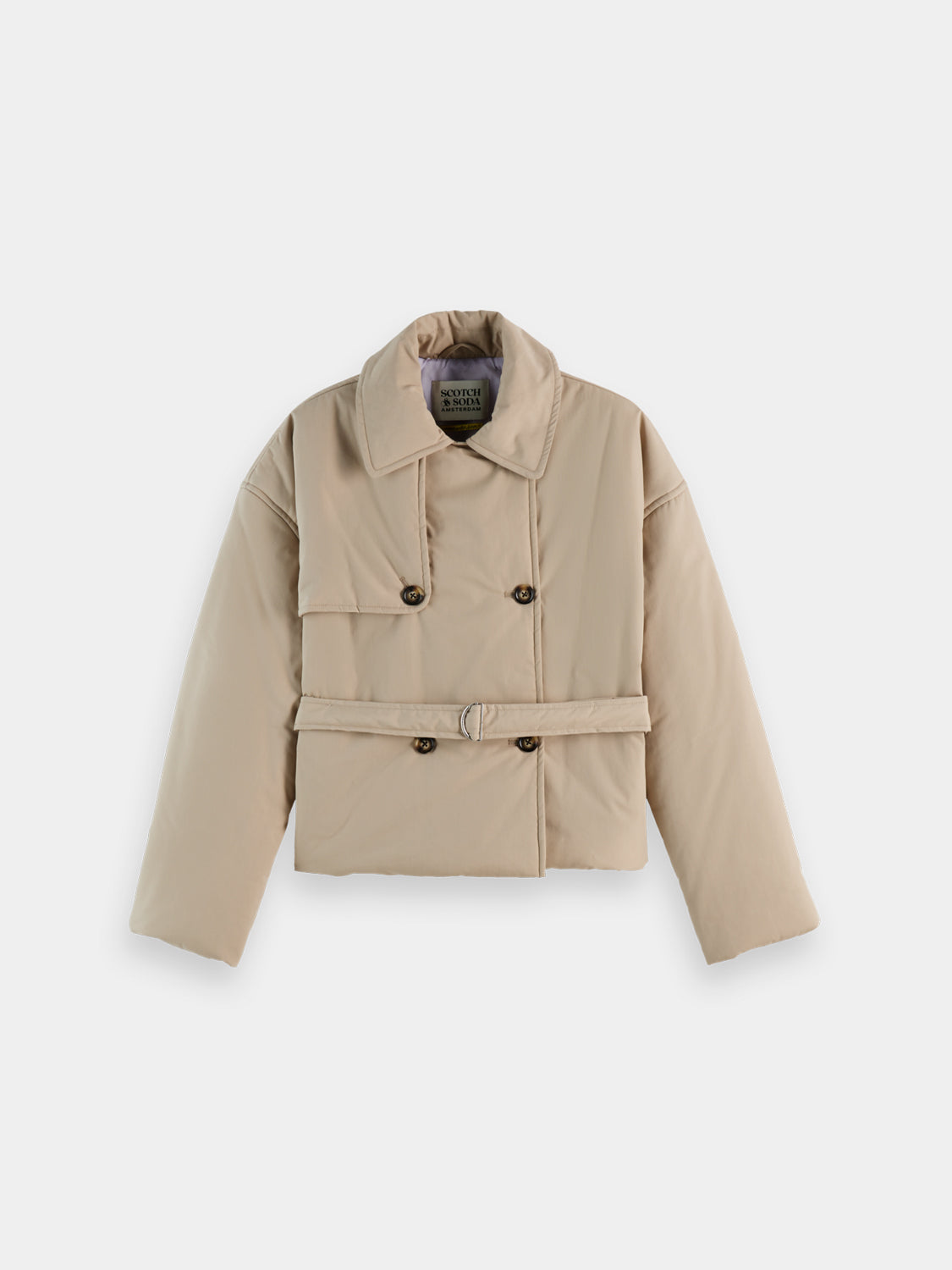 Padded cropped trench coat - Scotch & Soda AU