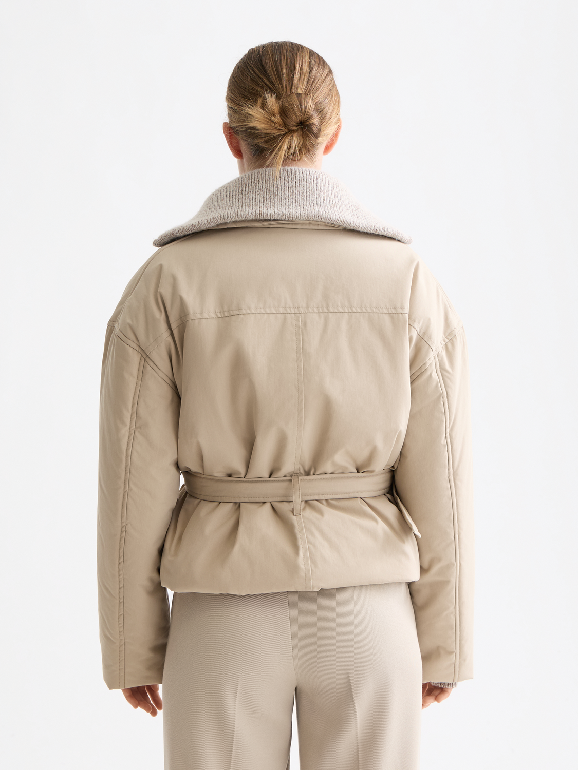 Padded cropped trench coat - Scotch & Soda AU