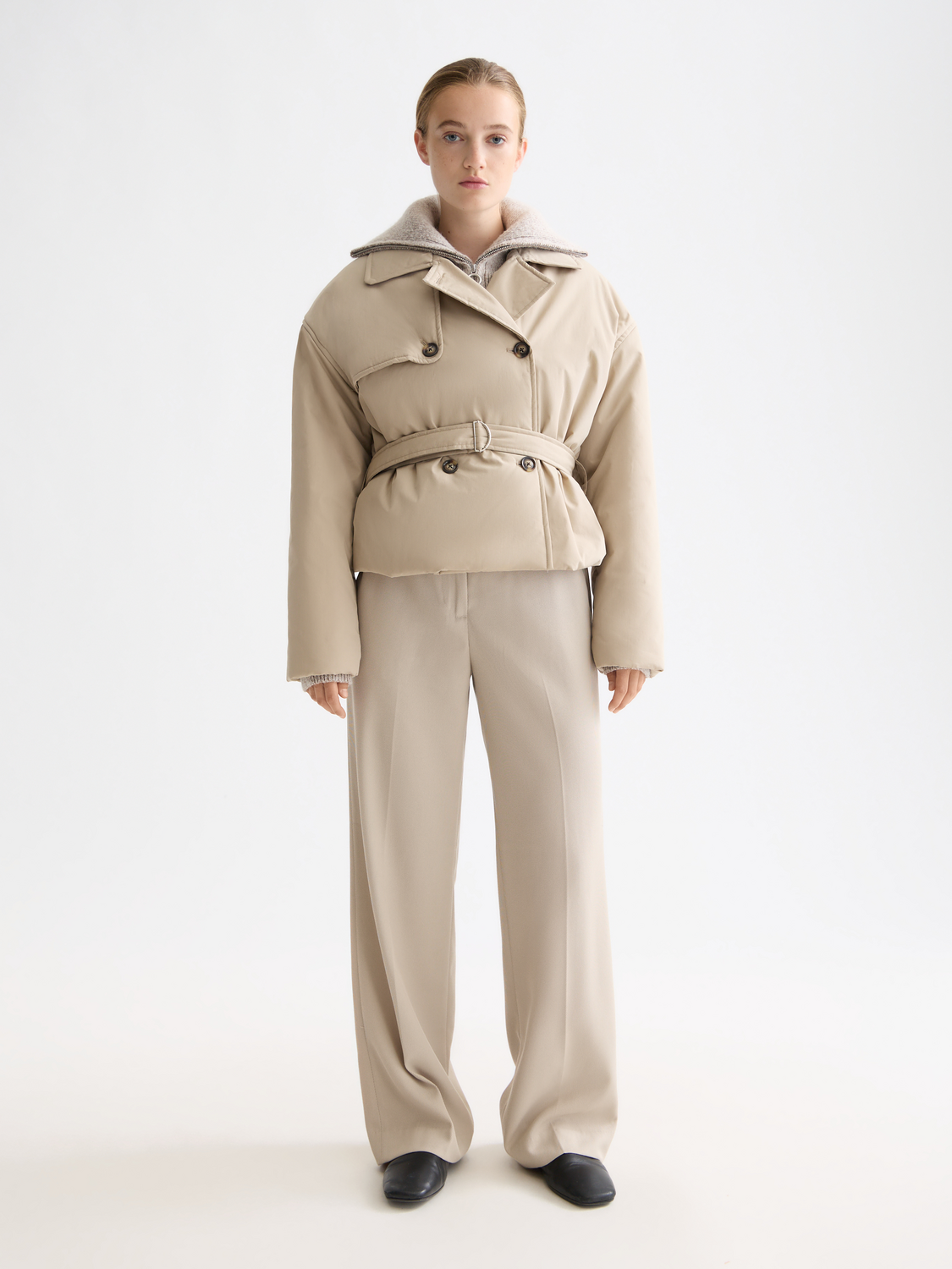 Padded cropped trench coat - Scotch & Soda AU