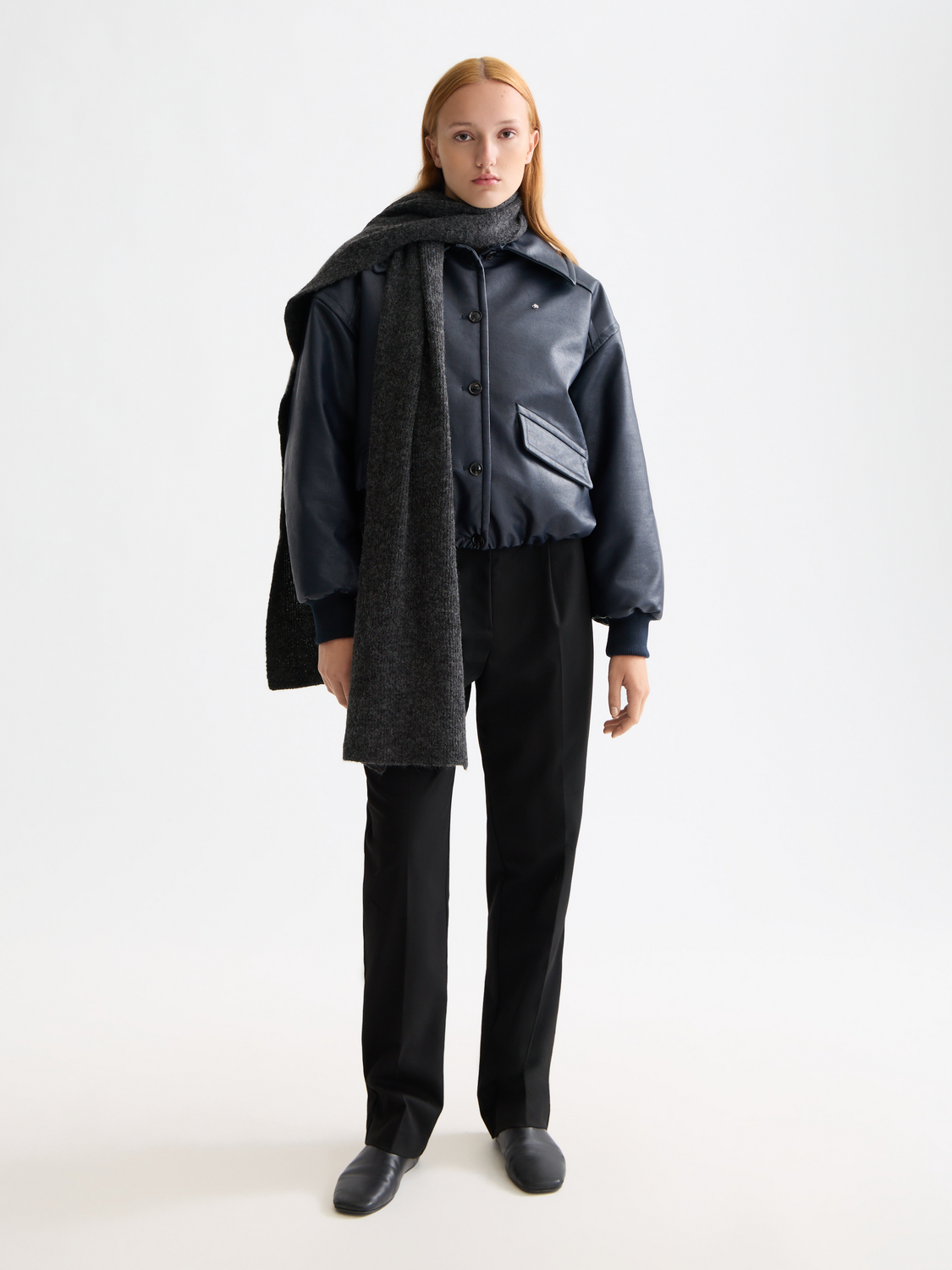 Faux leather bomber jacket - Scotch & Soda AU