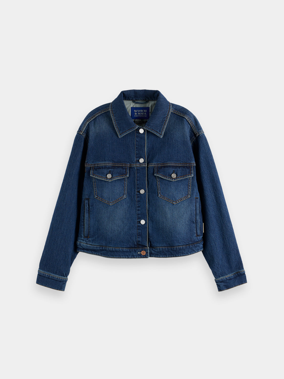 Cropped denim jacket - Scotch & Soda AU