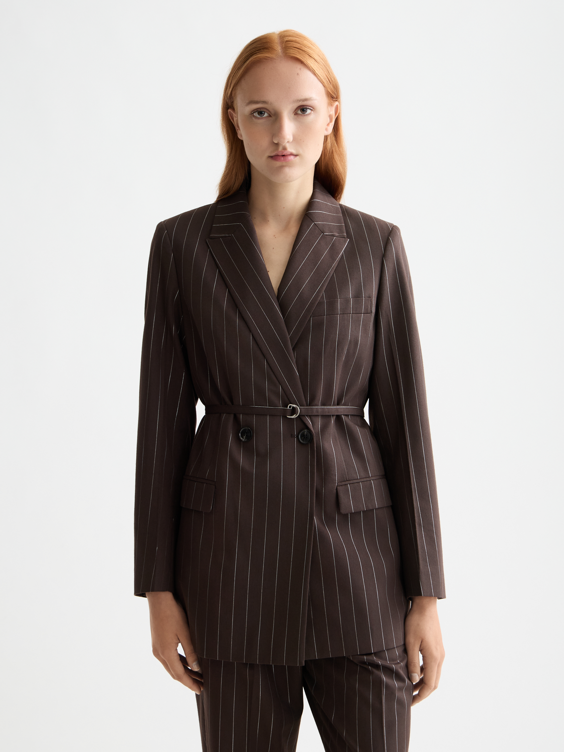 Lurex pinstripe blazer - Scotch & Soda AU