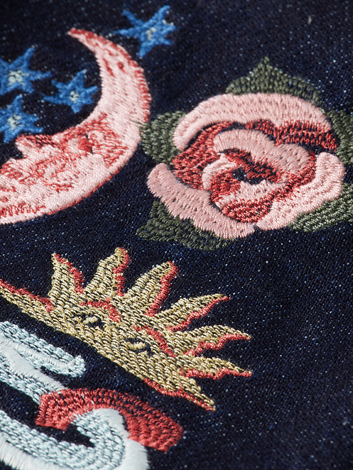 Embroidered denim jacket - Scotch & Soda AU