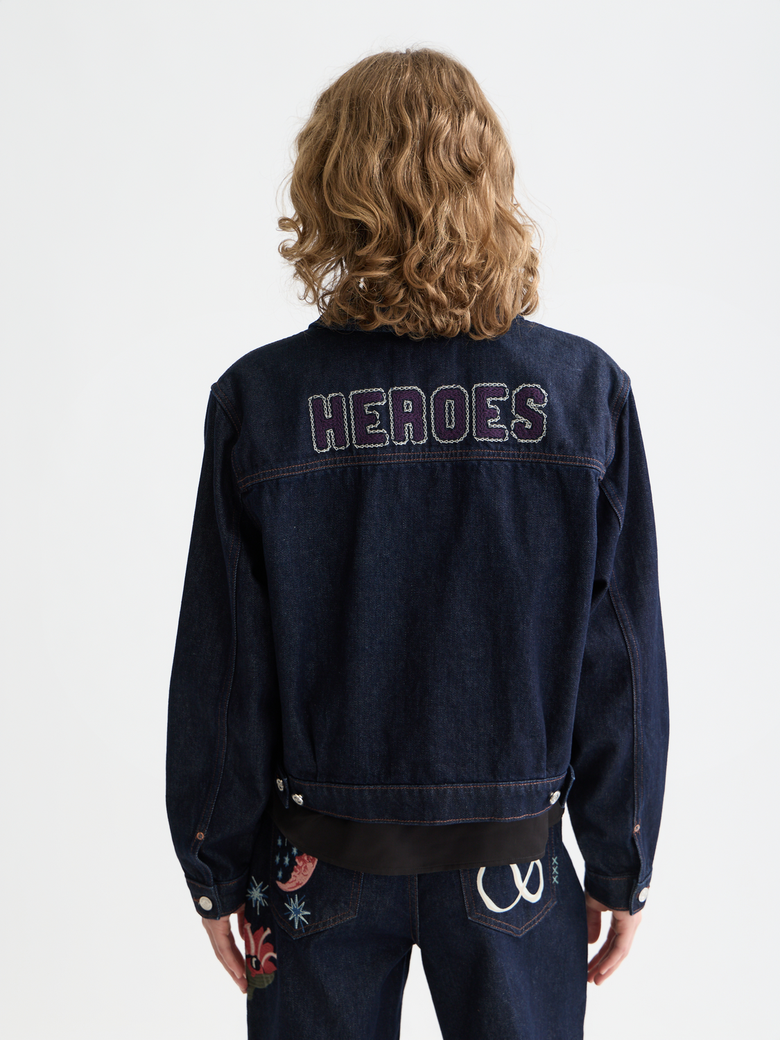 Embroidered denim jacket - Scotch & Soda AU