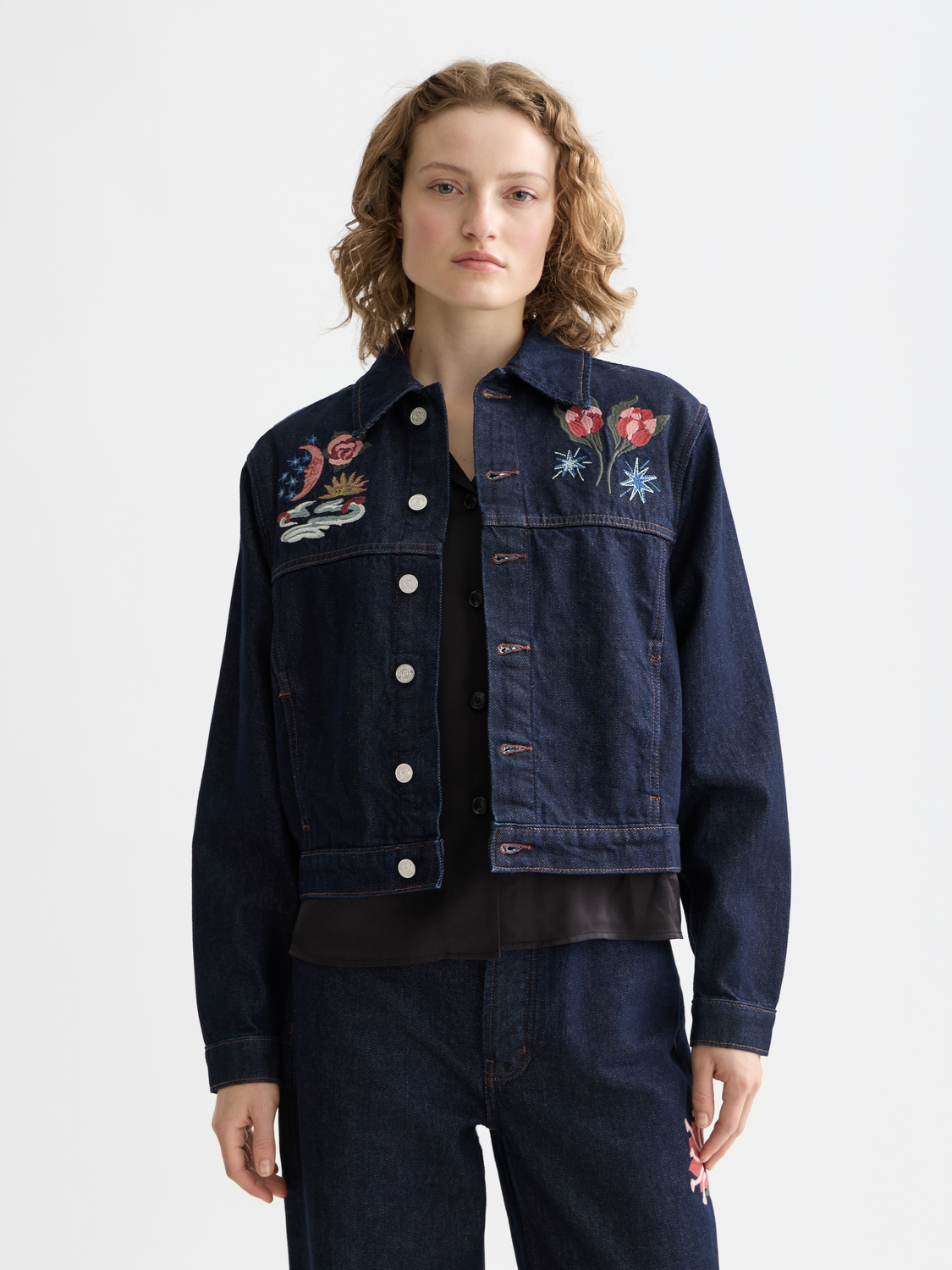 Embroidered denim jacket - Scotch & Soda AU