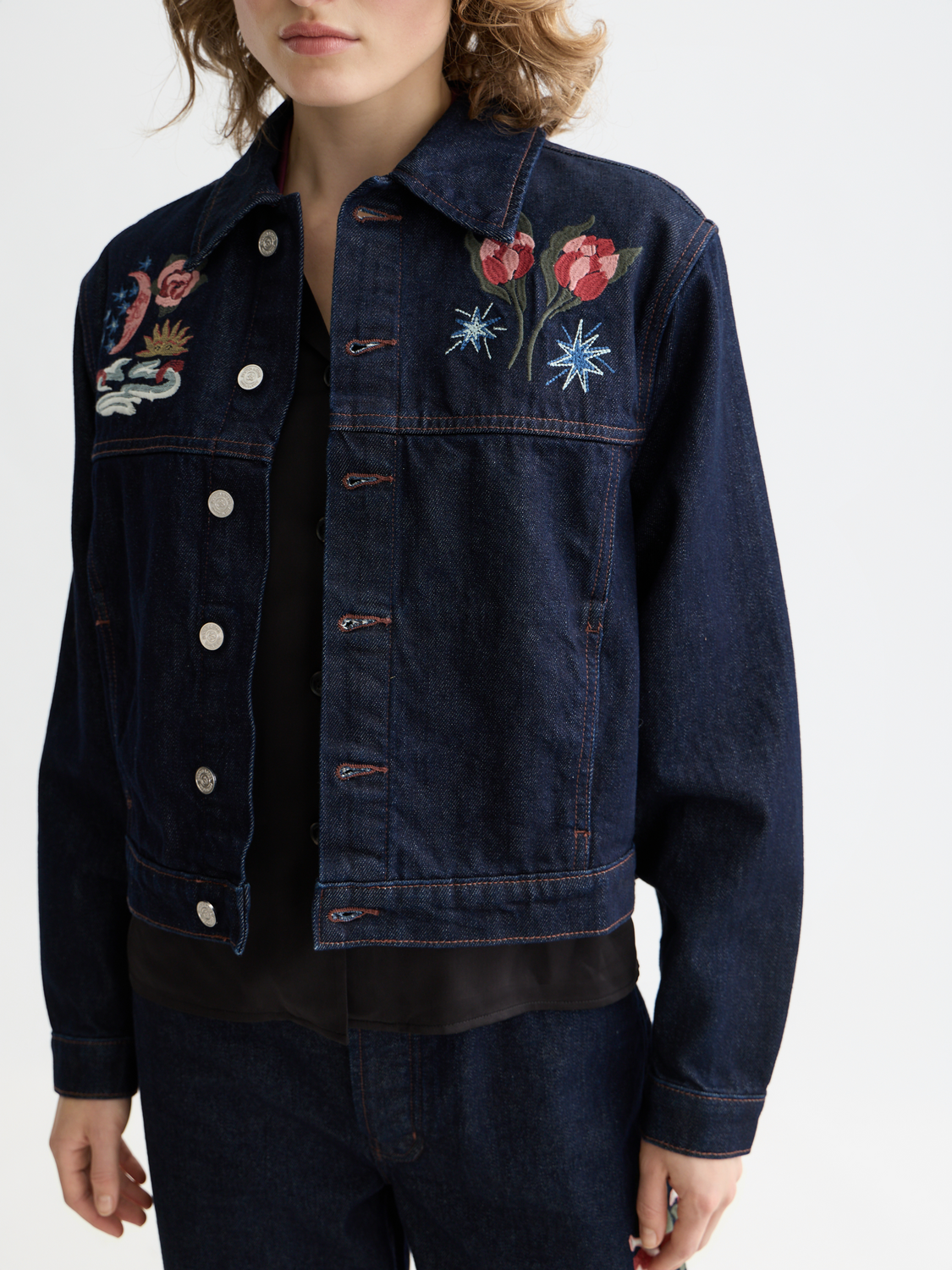 Embroidered denim jacket - Scotch & Soda AU