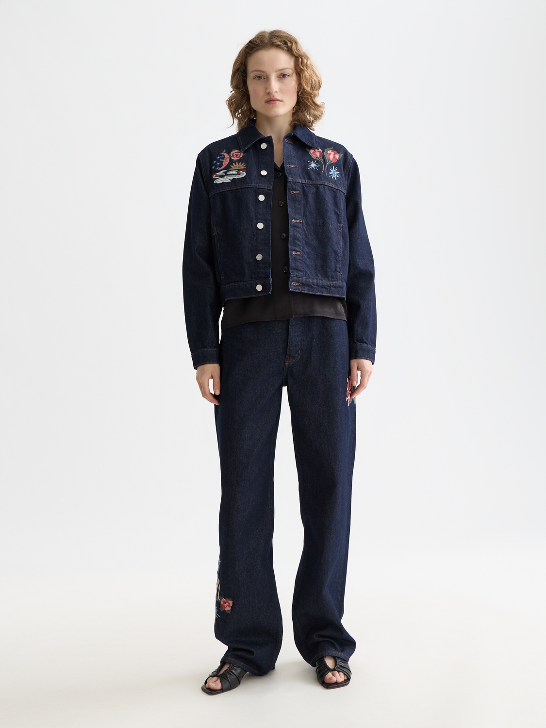 Embroidered denim jacket - Scotch & Soda AU