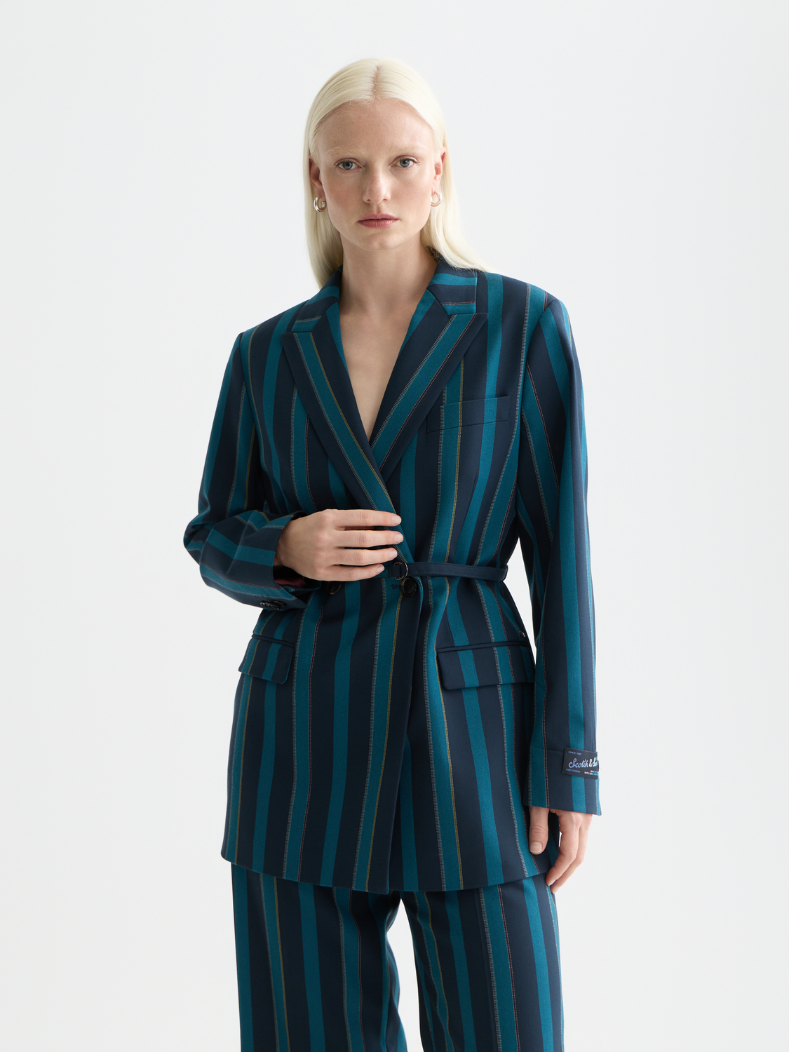 Double-breasted striped blazer - Scotch & Soda AU