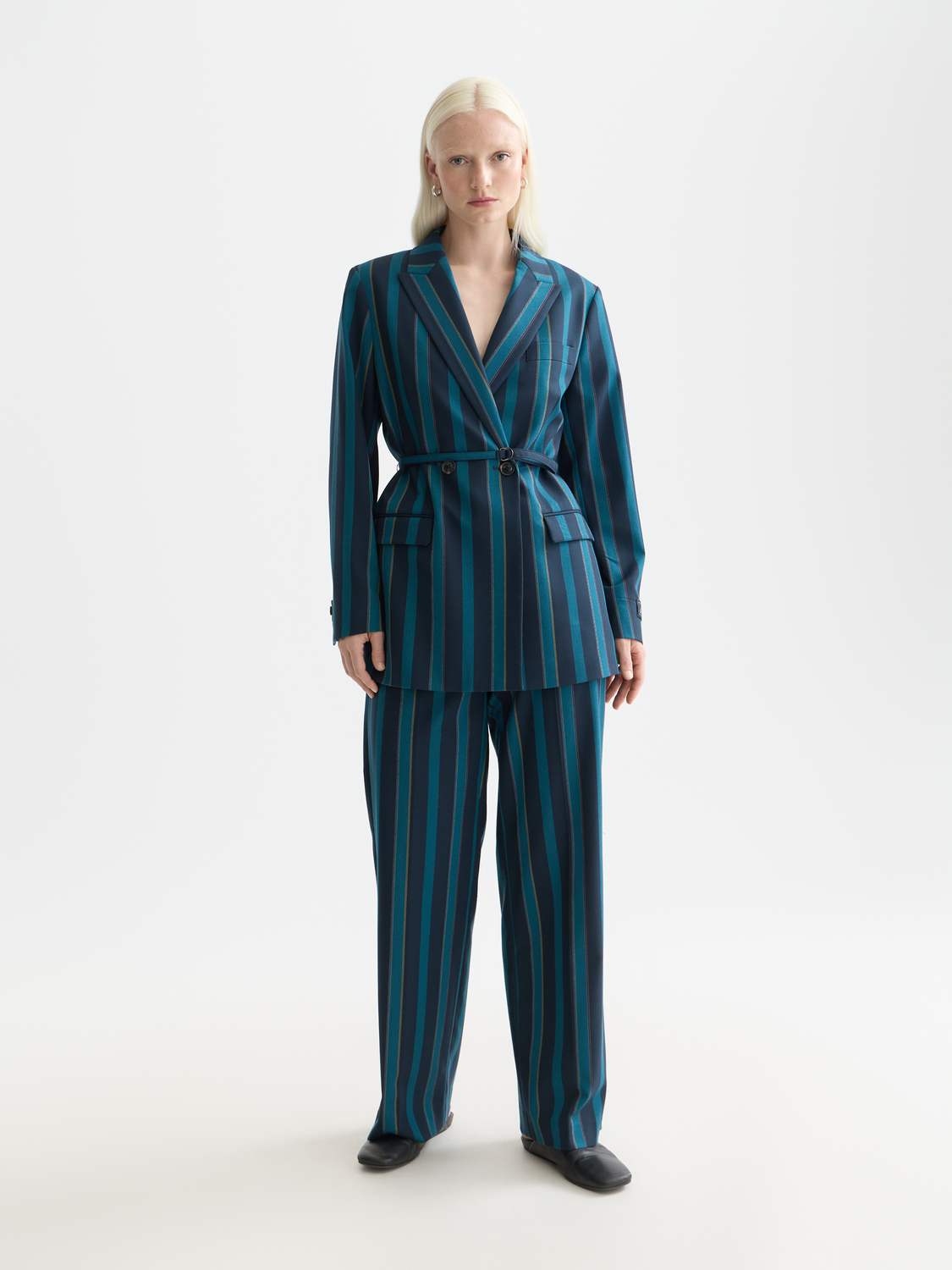 Double-breasted striped blazer - Scotch & Soda AU