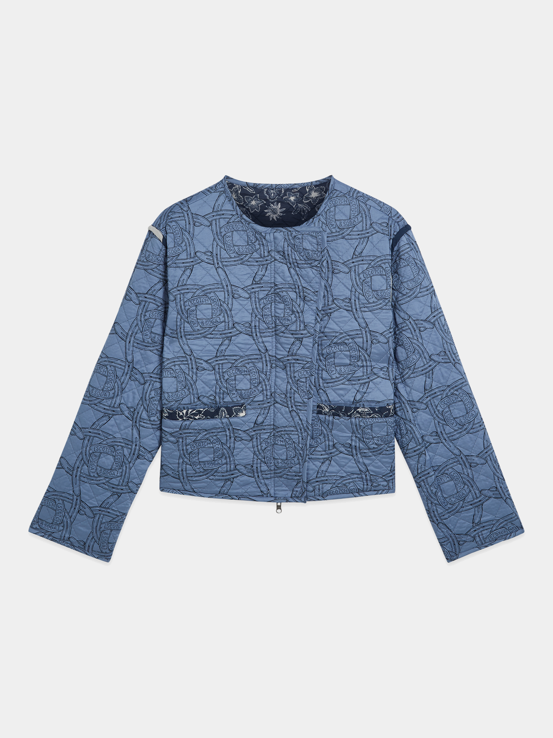 Reversible quilted bomber - Scotch & Soda AU