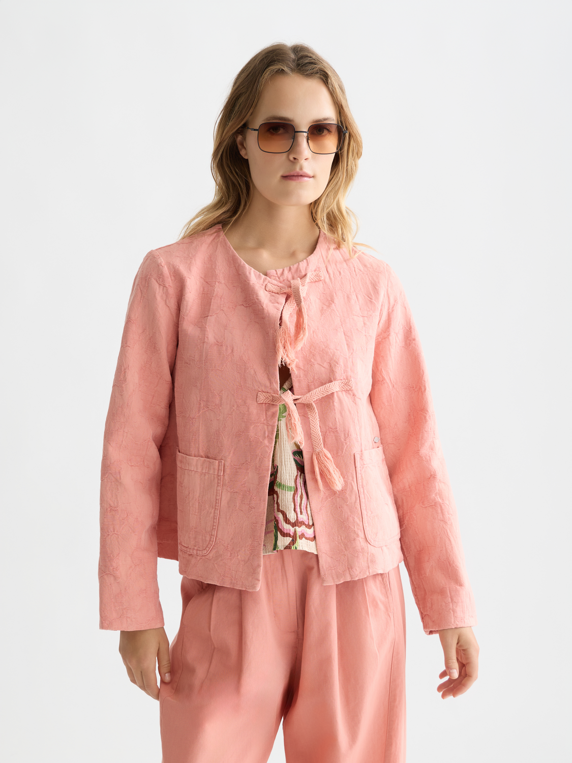 Structured jacquard blazer - Scotch & Soda AU