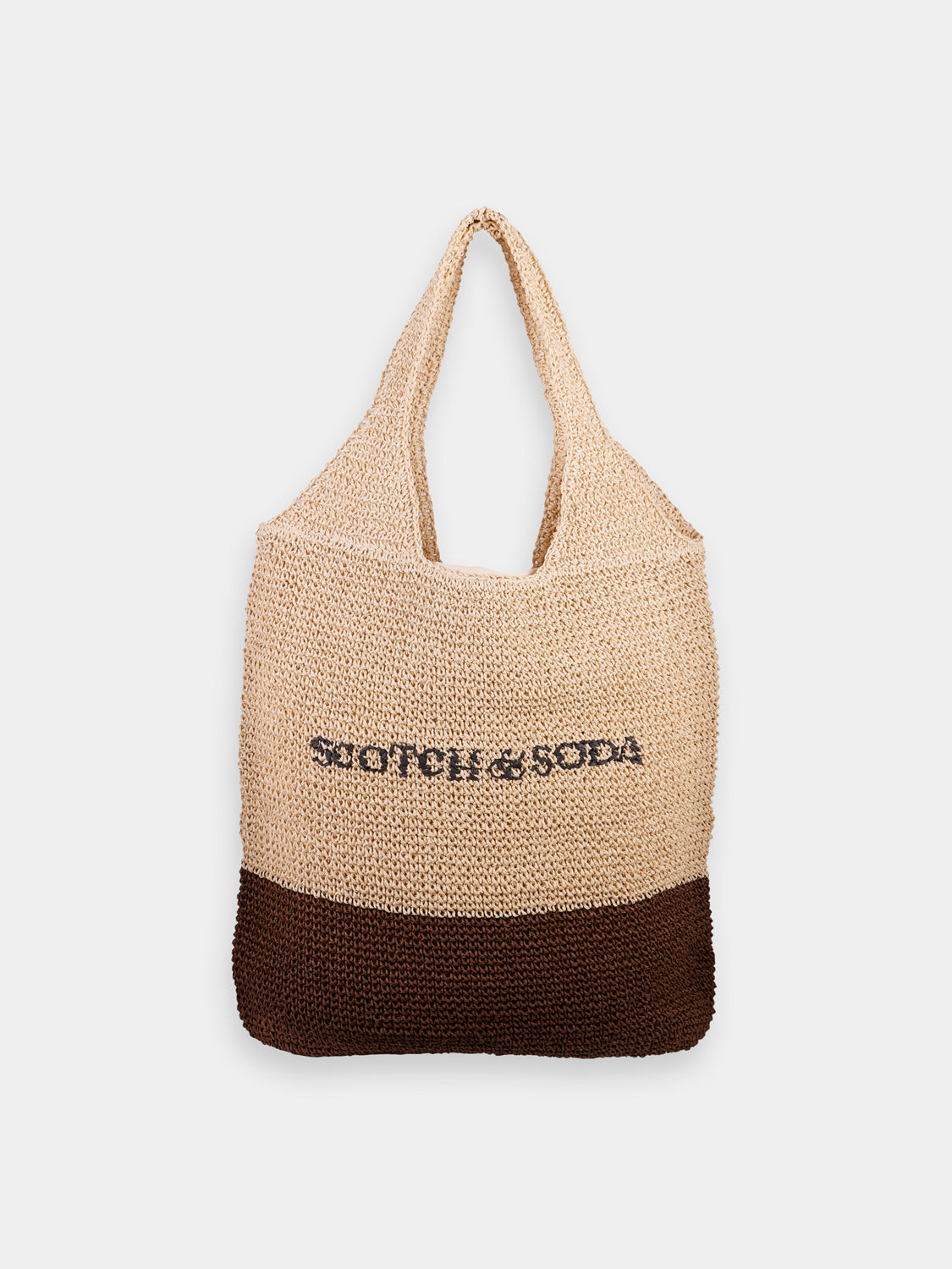 Oversized straw tote bag - Scotch & Soda AU