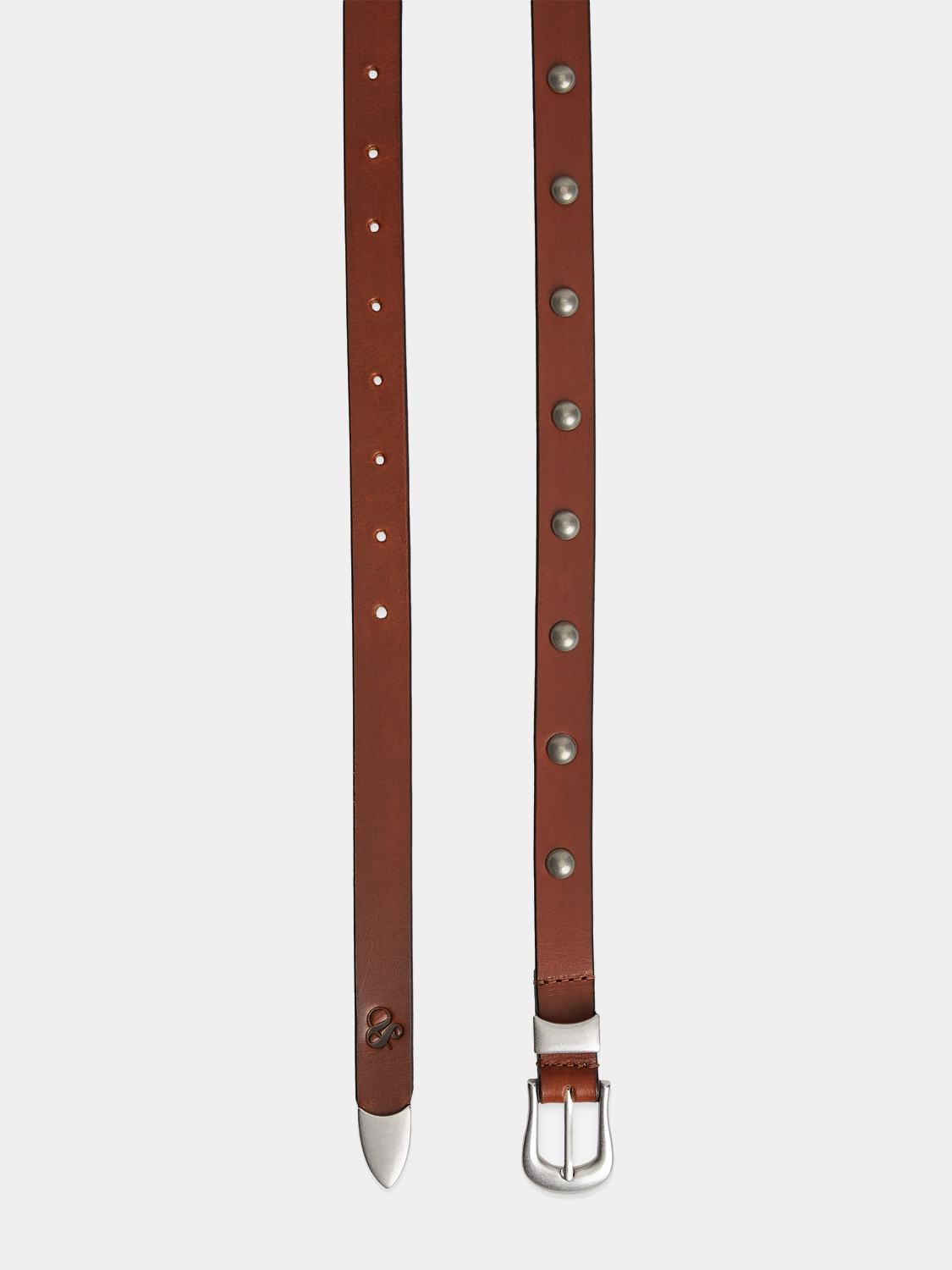 Studded leather belt - Scotch & Soda AU