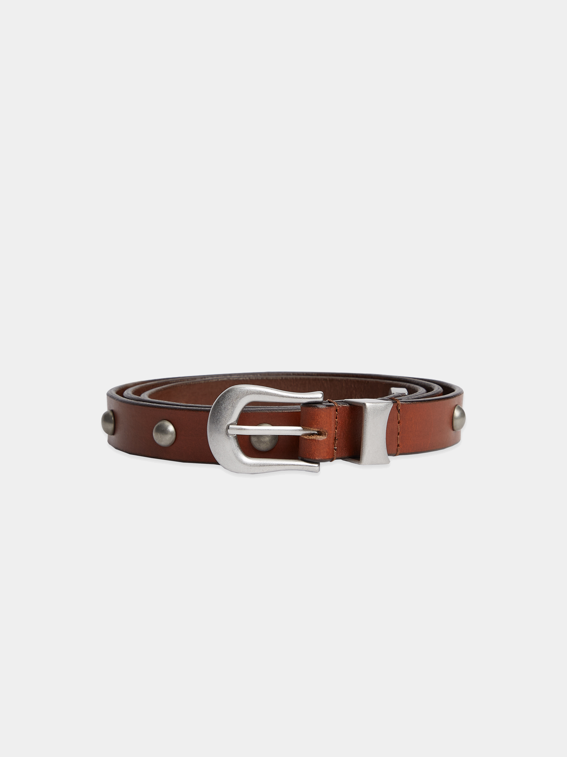 Studded leather belt - Scotch & Soda AU