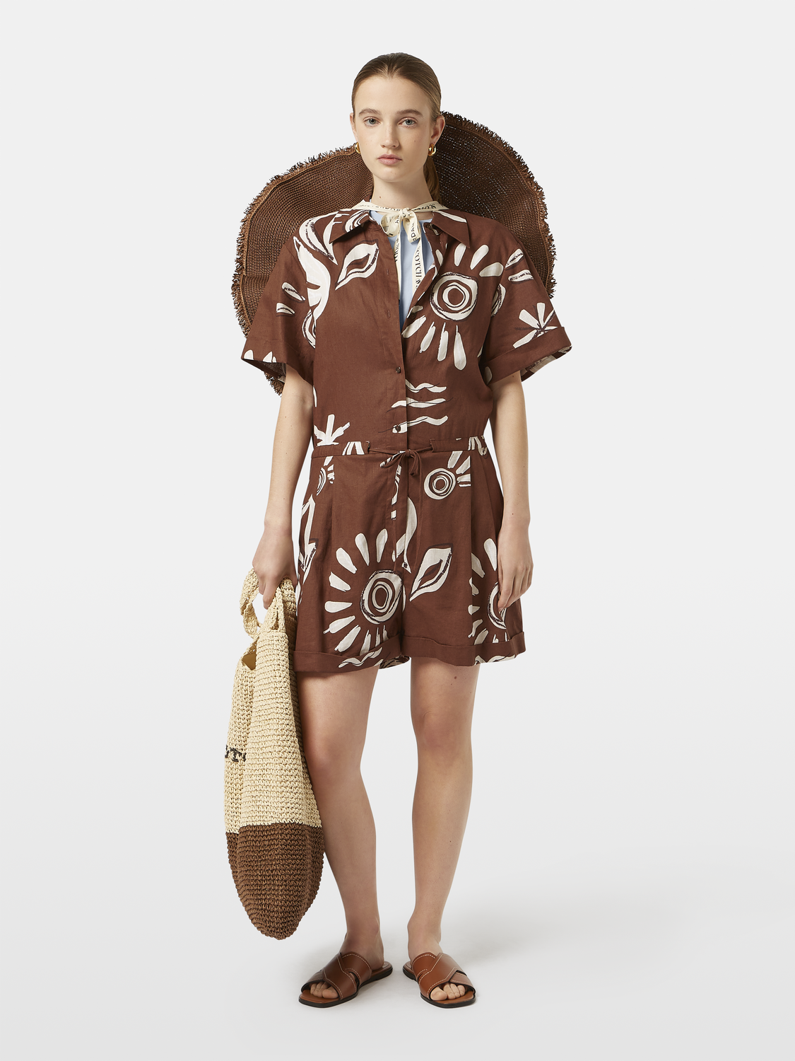 Linen utility playsuit - Scotch & Soda AU