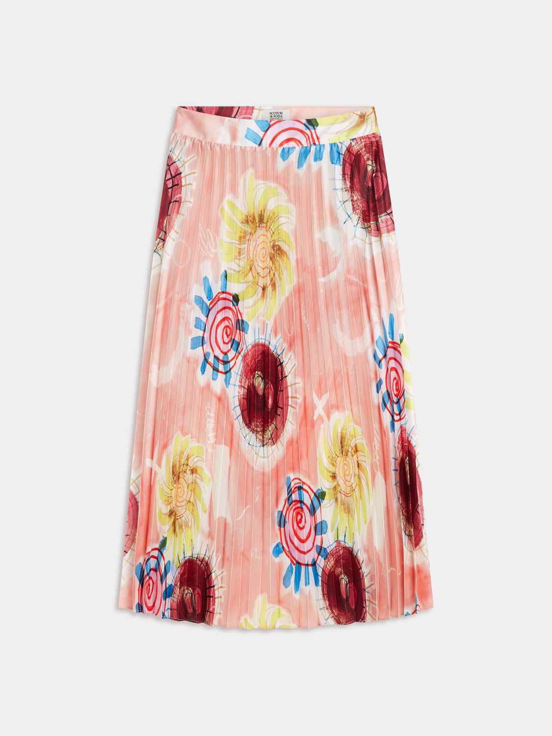 Pleated midi skirt - Scotch & Soda AU
