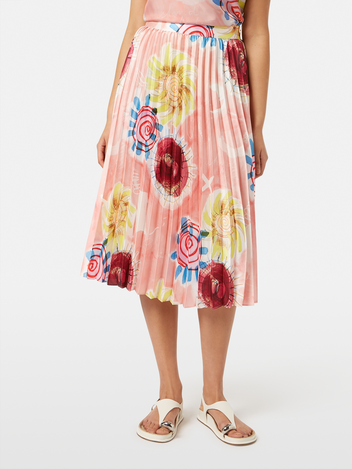 Pleated midi skirt - Scotch & Soda AU