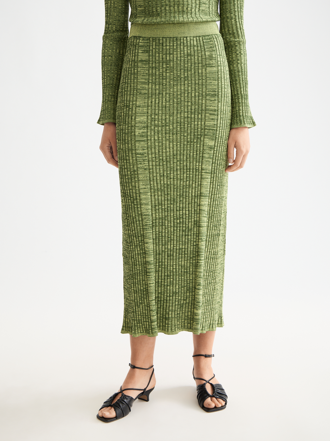 Ribbed knitted maxi skirt - Scotch & Soda AU