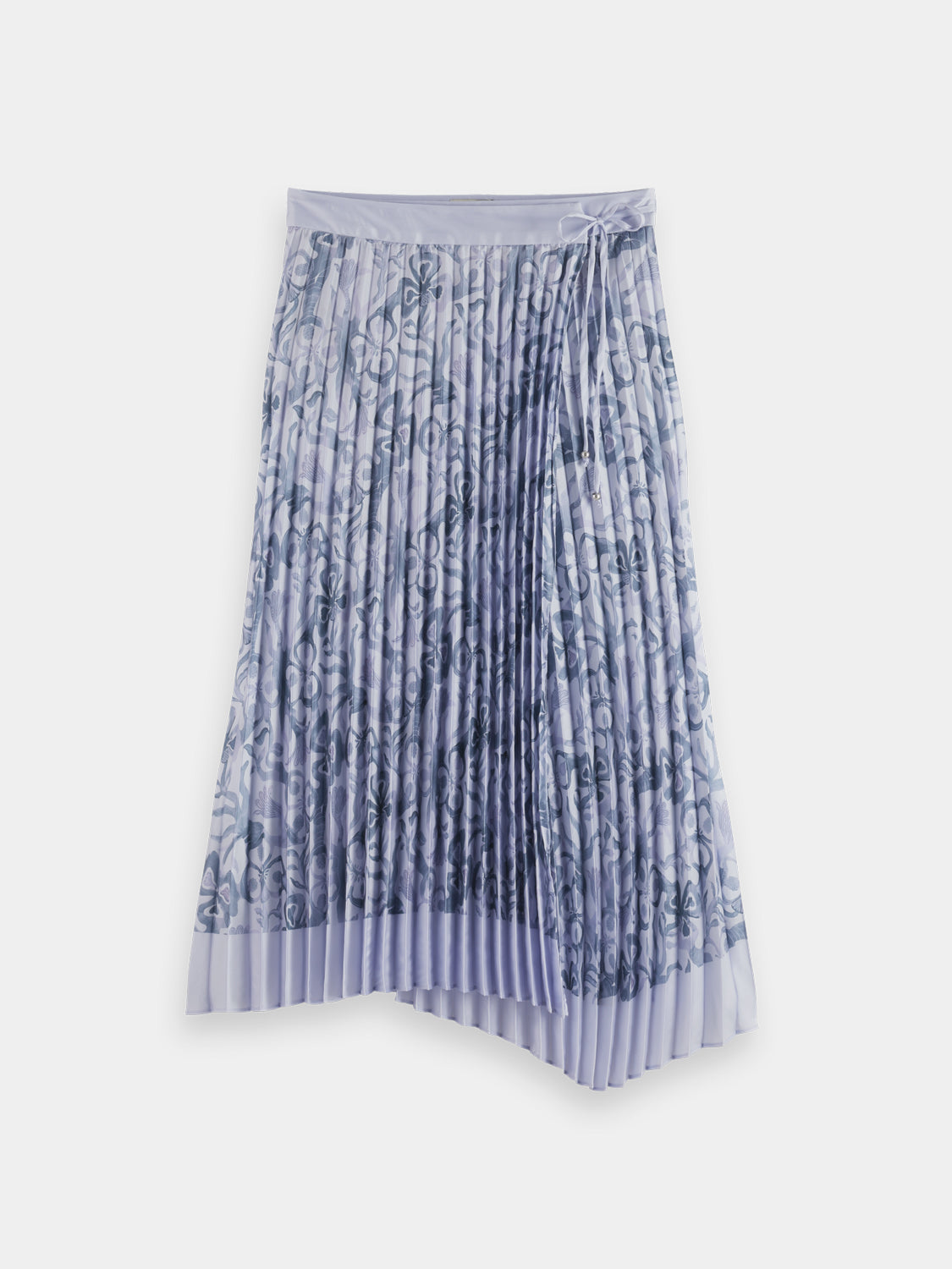 Asymmetrical pleated skirt - Scotch & Soda AU