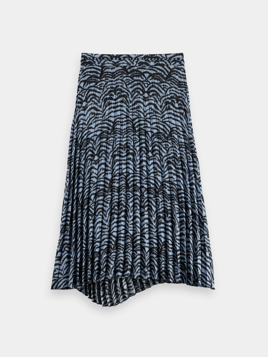 Asymmetrical pleated skirt - Scotch & Soda AU
