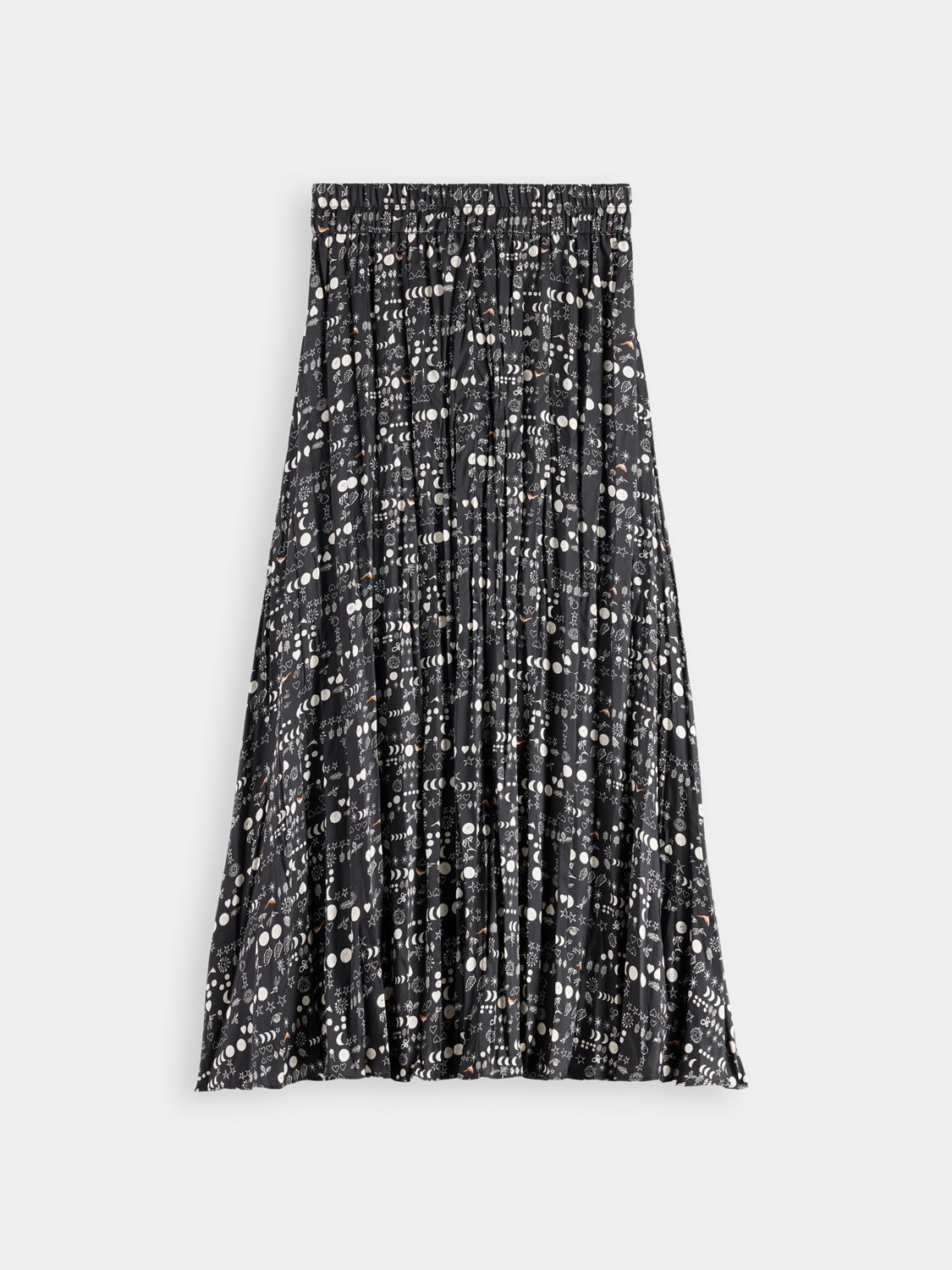 Crinkle pleated midi skirt - Scotch & Soda AU