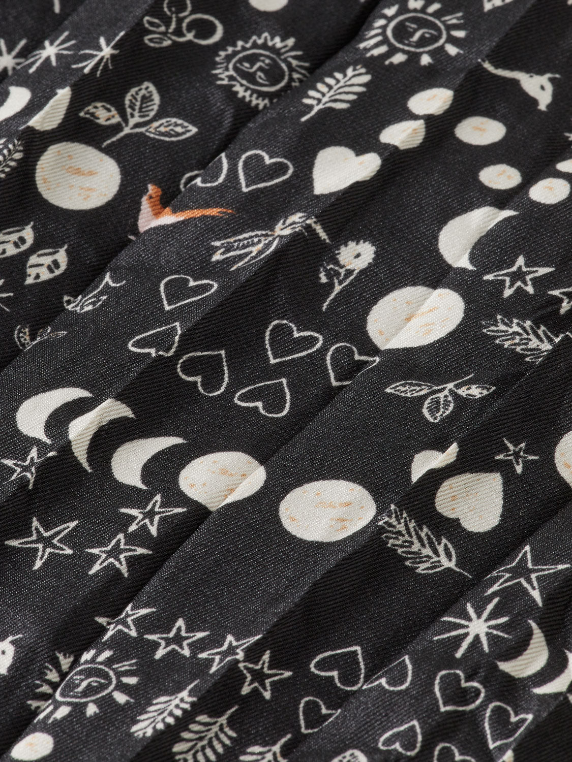 Crinkle pleated midi skirt - Scotch & Soda AU