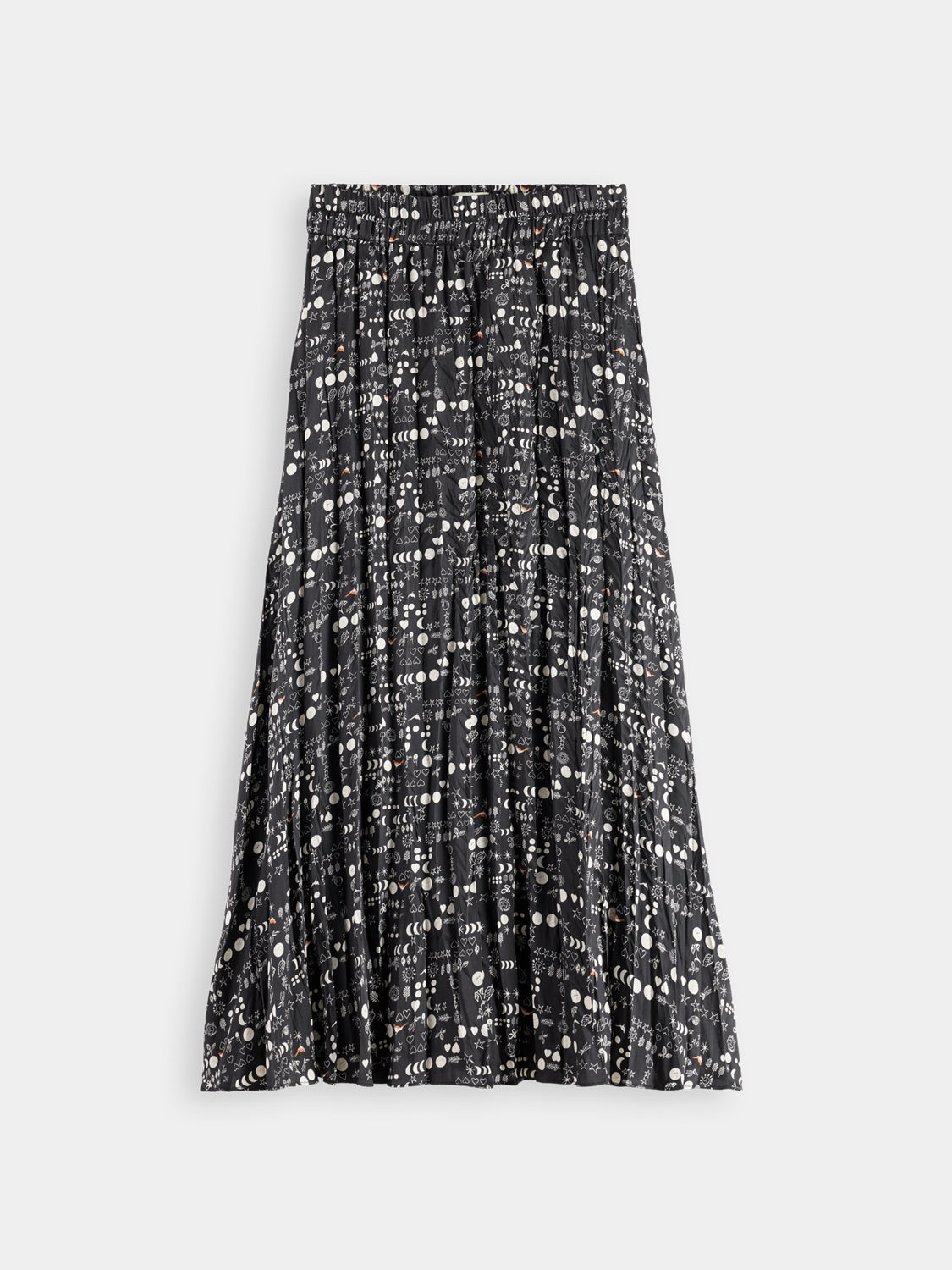 Crinkle pleated midi skirt - Scotch & Soda AU