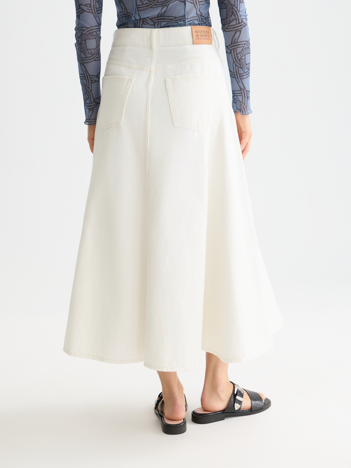 Denim maxi skirt - Scotch & Soda AU