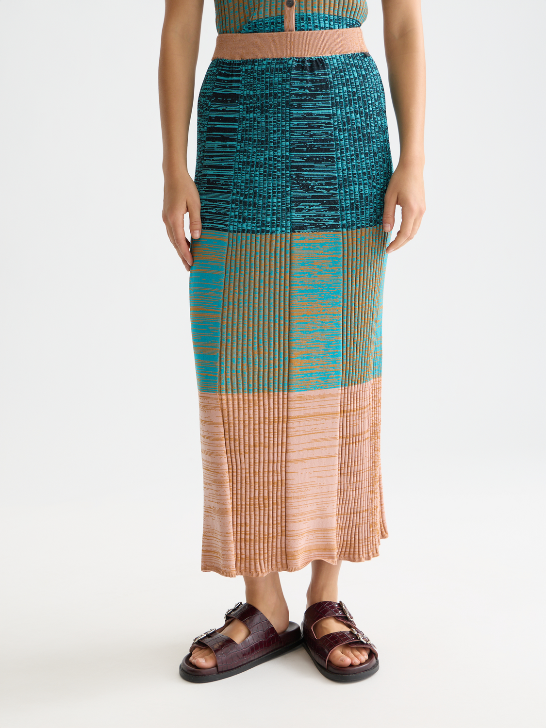 Maxi ribbed skirt - Scotch & Soda AU