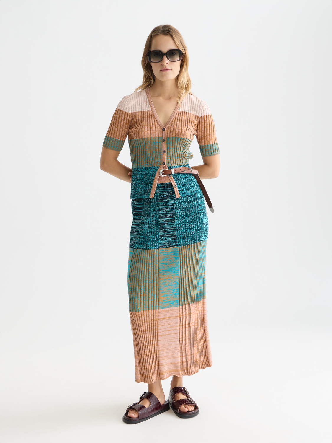 Maxi ribbed skirt - Scotch & Soda AU
