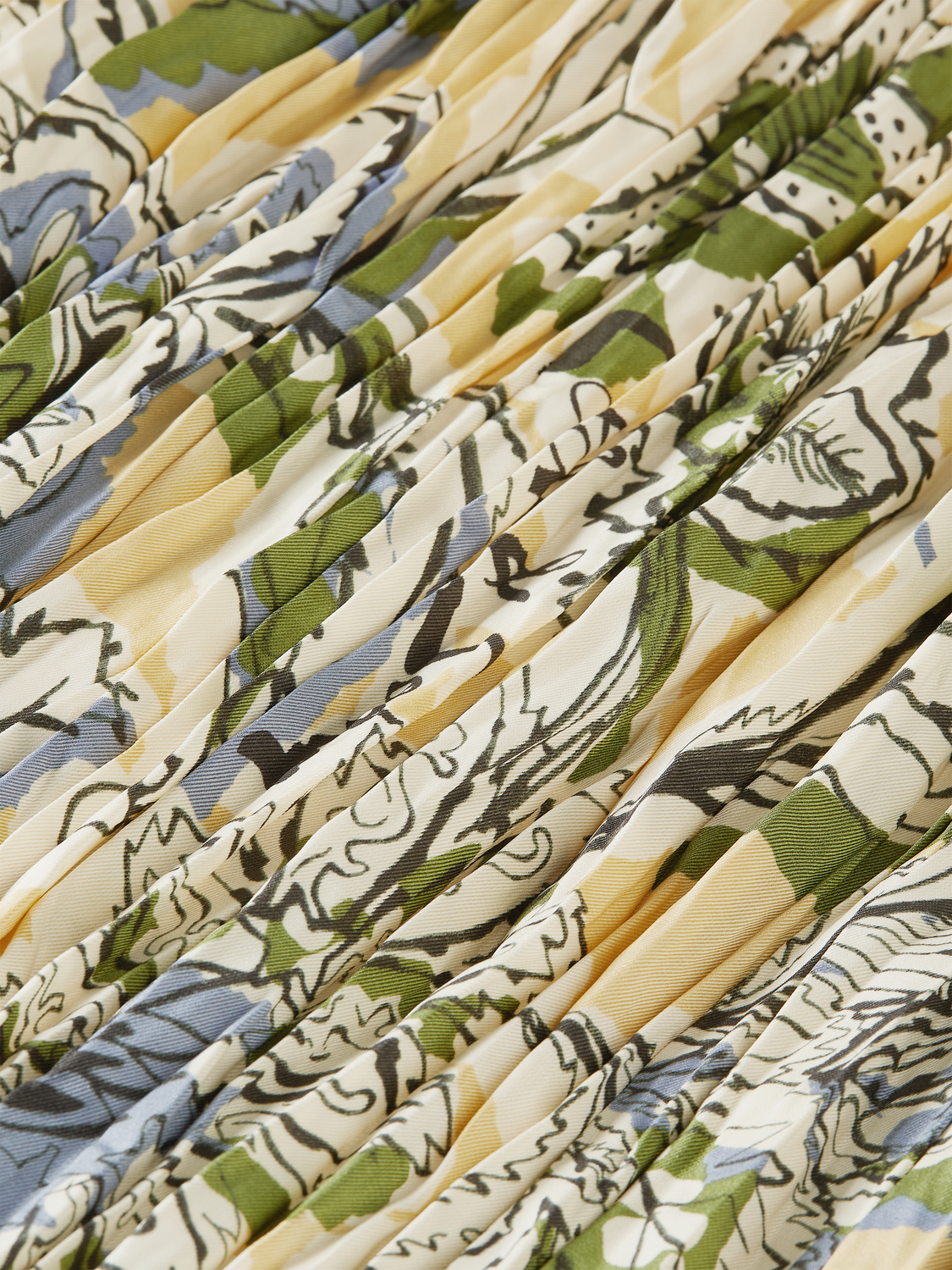 Printed micro pleat skirt - Scotch & Soda AU