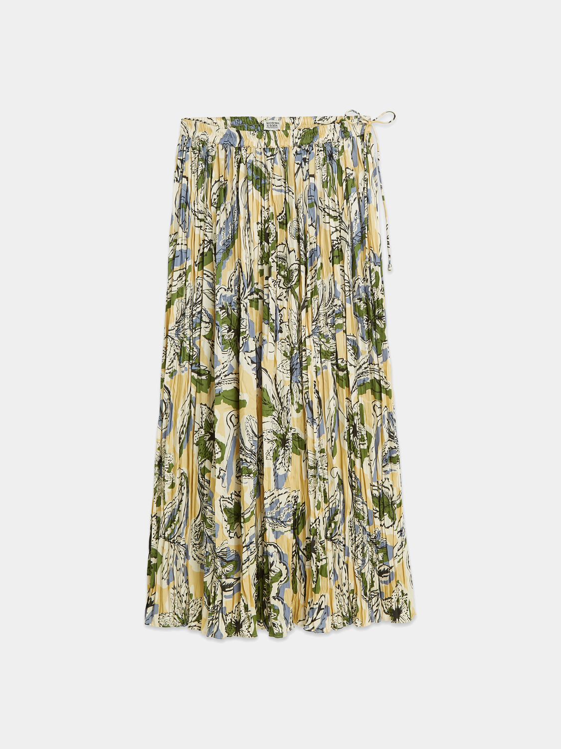 Printed micro pleat skirt - Scotch & Soda AU