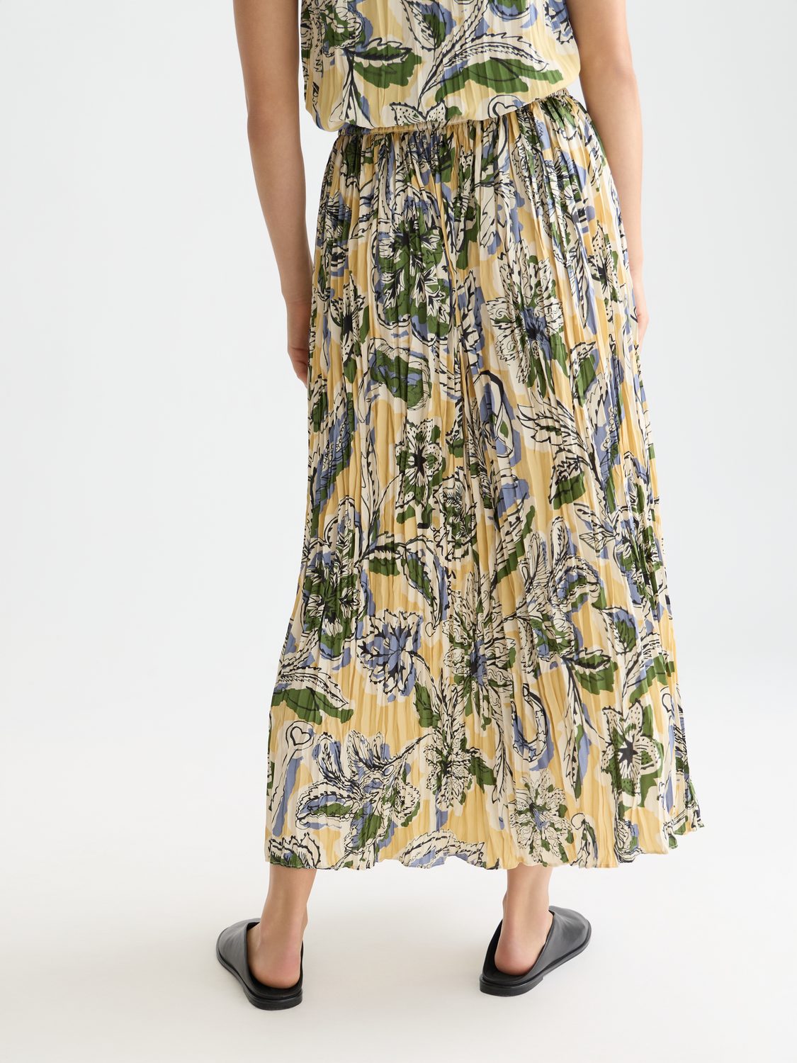 Printed micro pleat skirt - Scotch & Soda AU