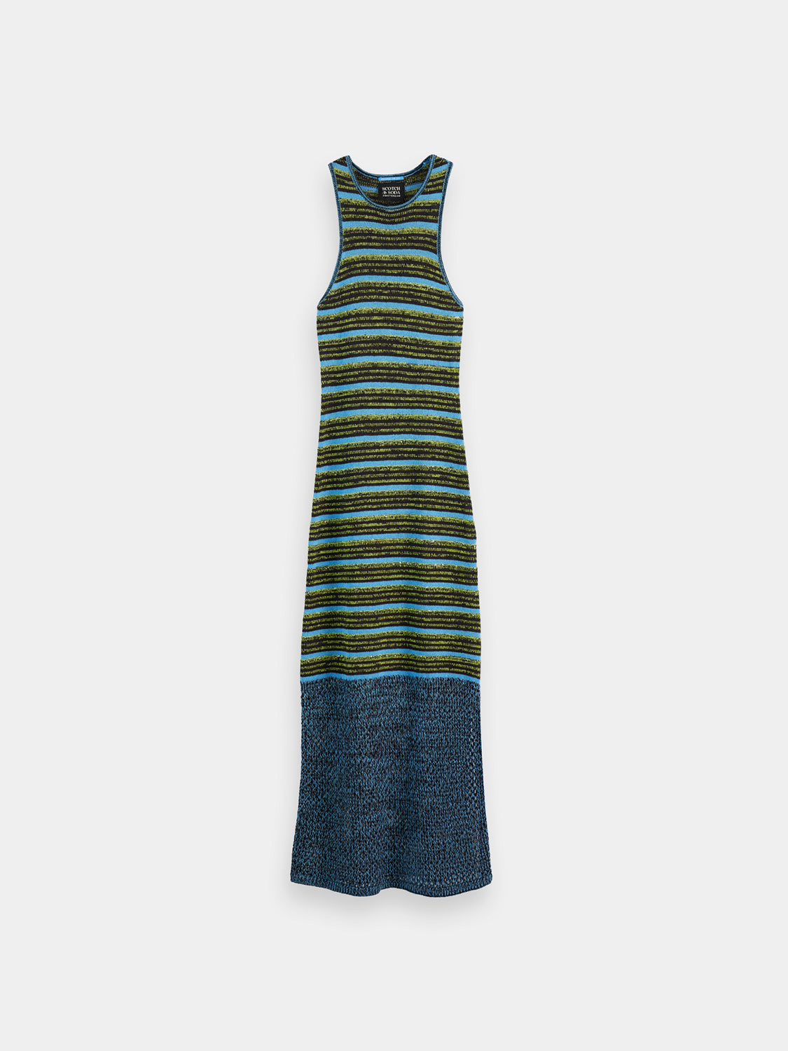 Striped knitted dress