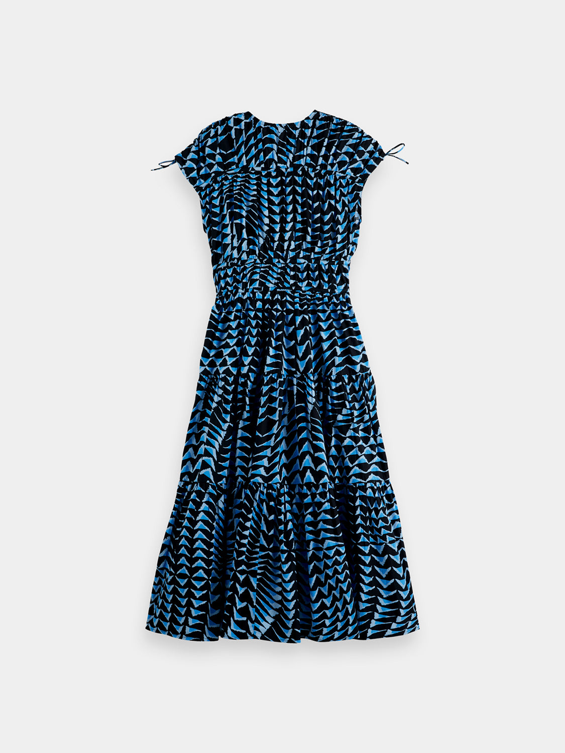 Tiered poplin midi dress - Scotch & Soda AU