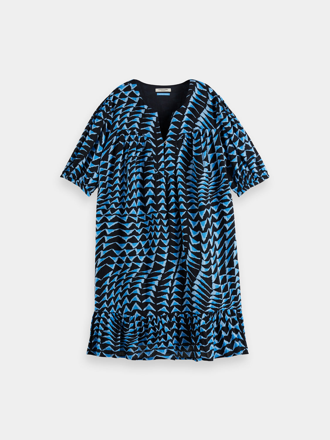 Printed crinkle mini dress - Scotch & Soda AU
