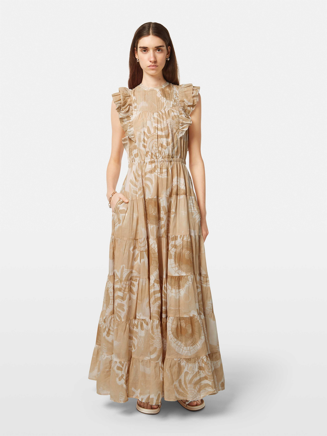 Maxi cotton dress - Scotch & Soda AU