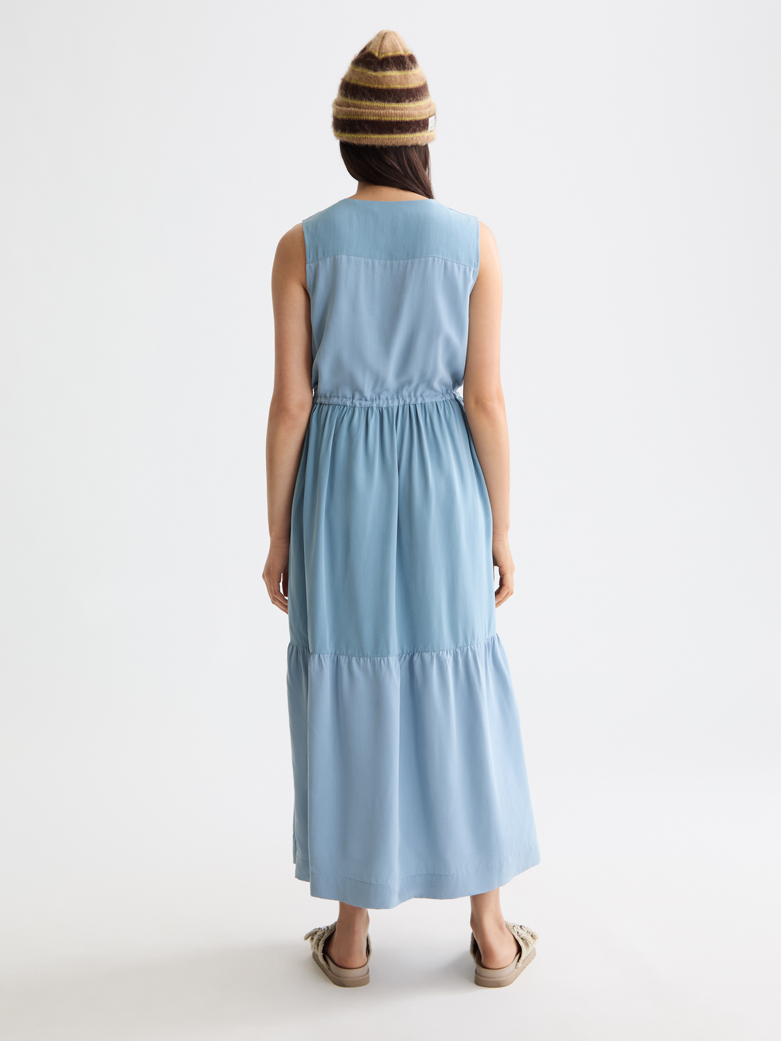 Midi dress with gathered waist - Scotch & Soda AU