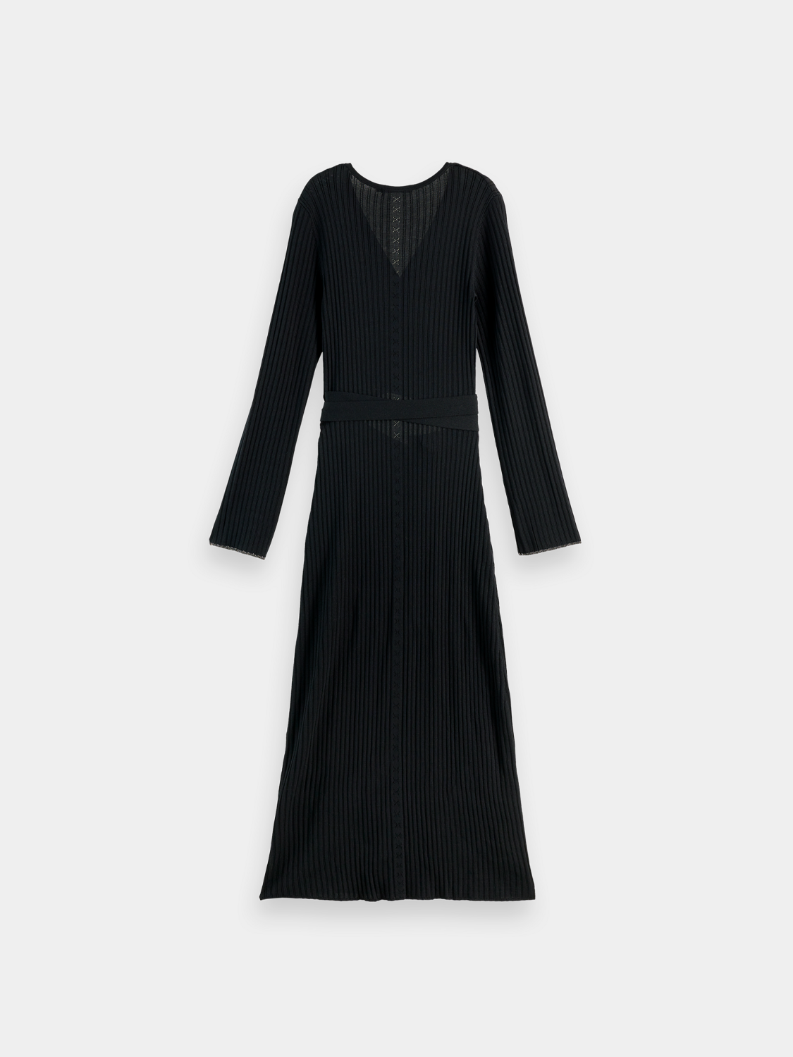Ribbed wrap dress - Scotch & Soda AU