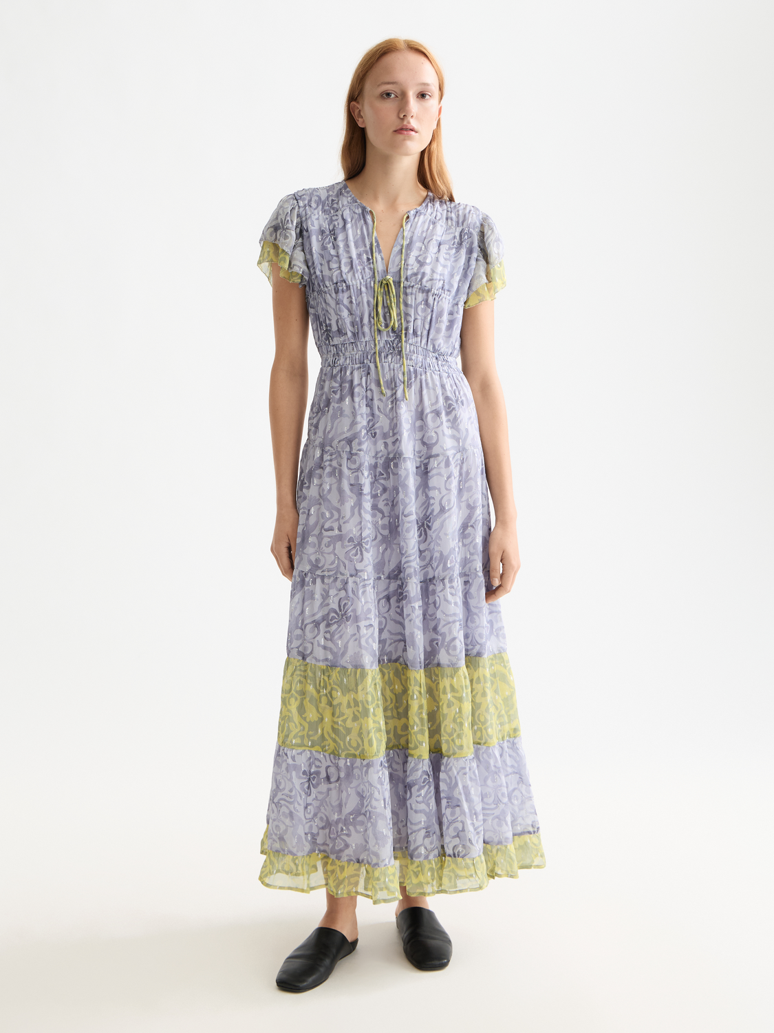 Gathered maxi dress - Scotch & Soda AU