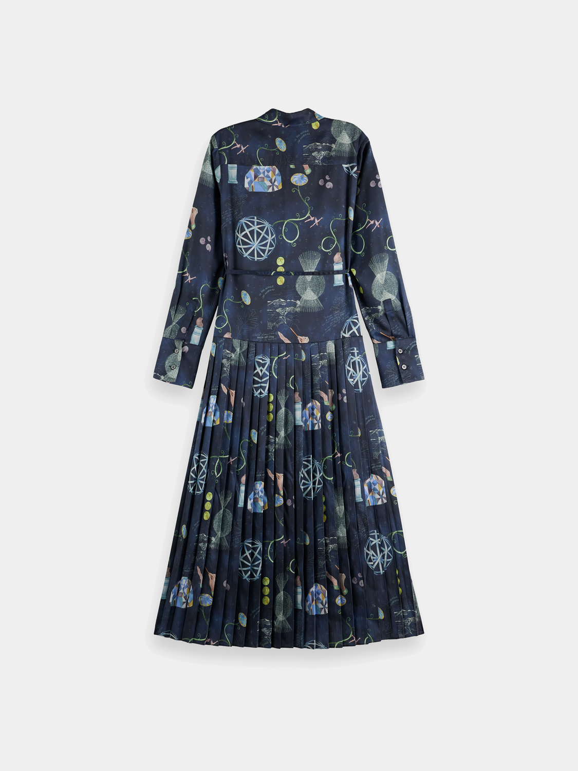 Pleated midi dress - Scotch & Soda AU