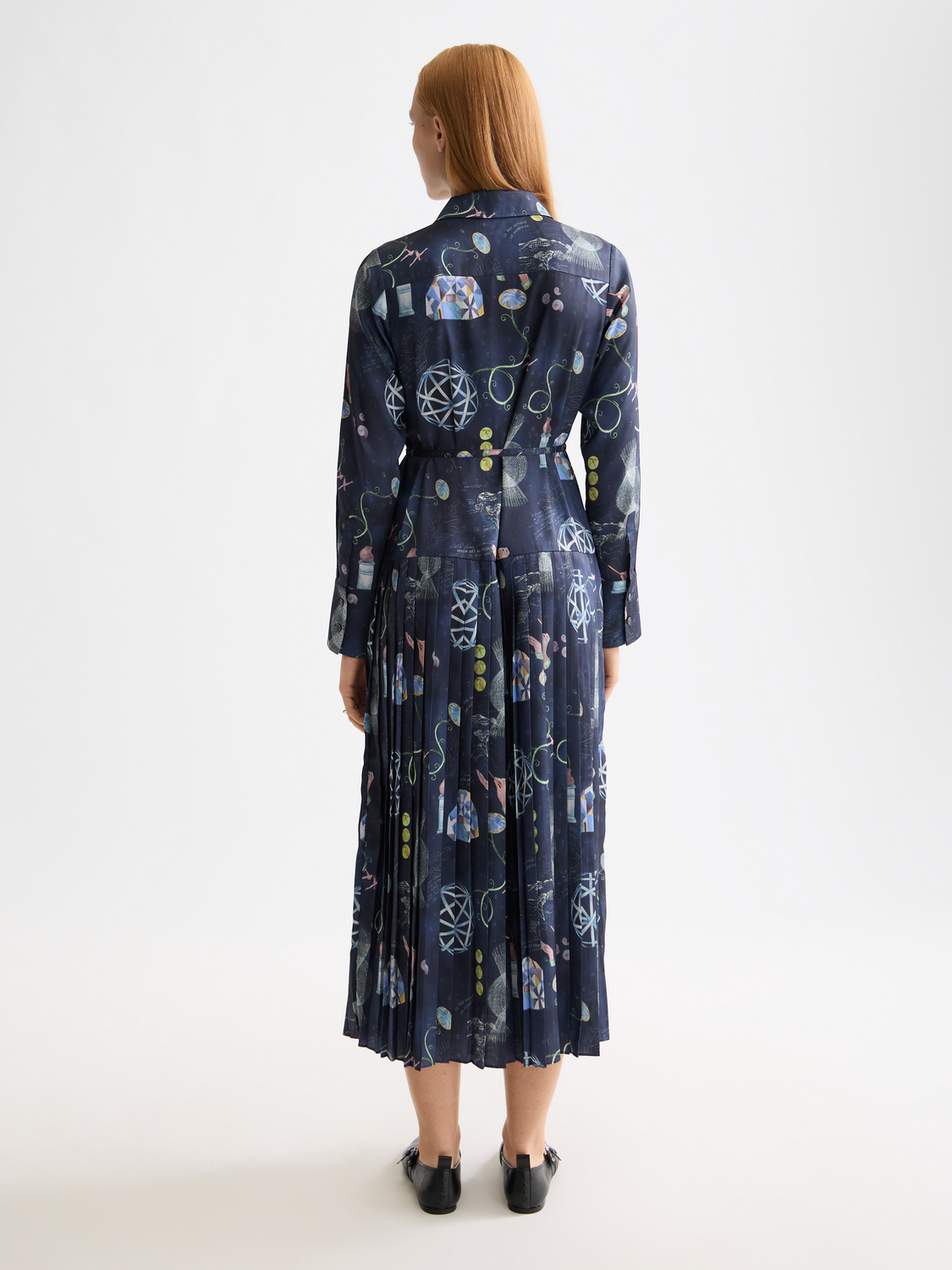 Pleated midi dress - Scotch & Soda AU