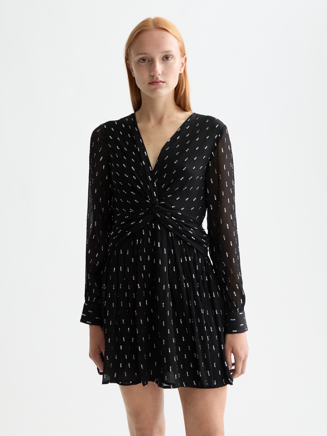 Mini dress with drapey front - Scotch & Soda AU