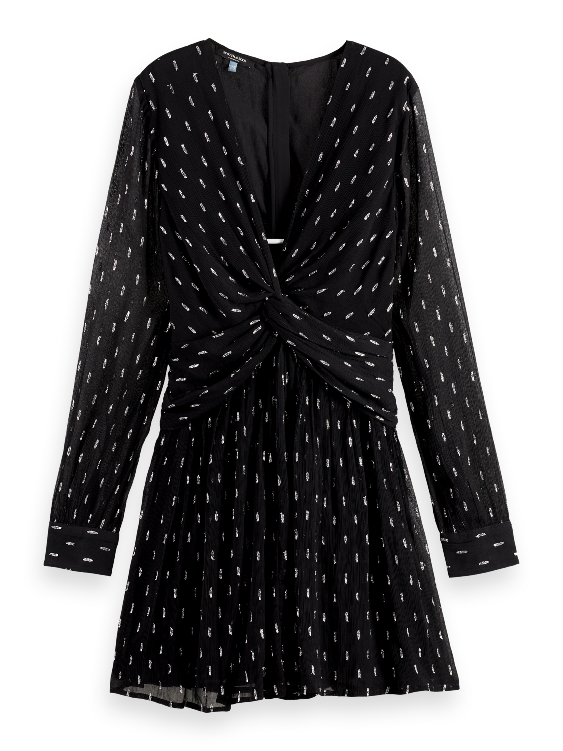 Mini dress with drapey front - Scotch & Soda AU