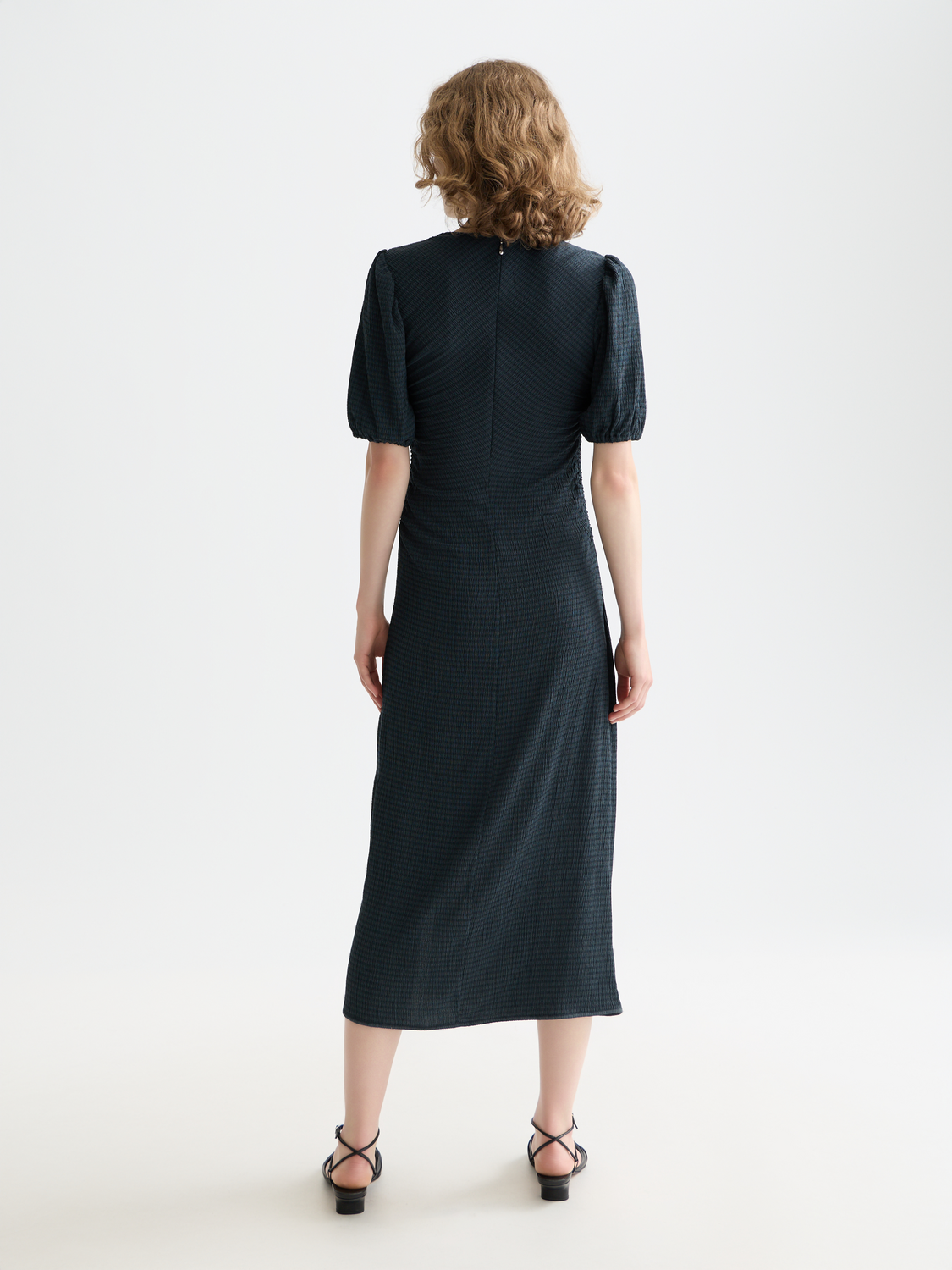 Gathered midi dress - Scotch & Soda AU