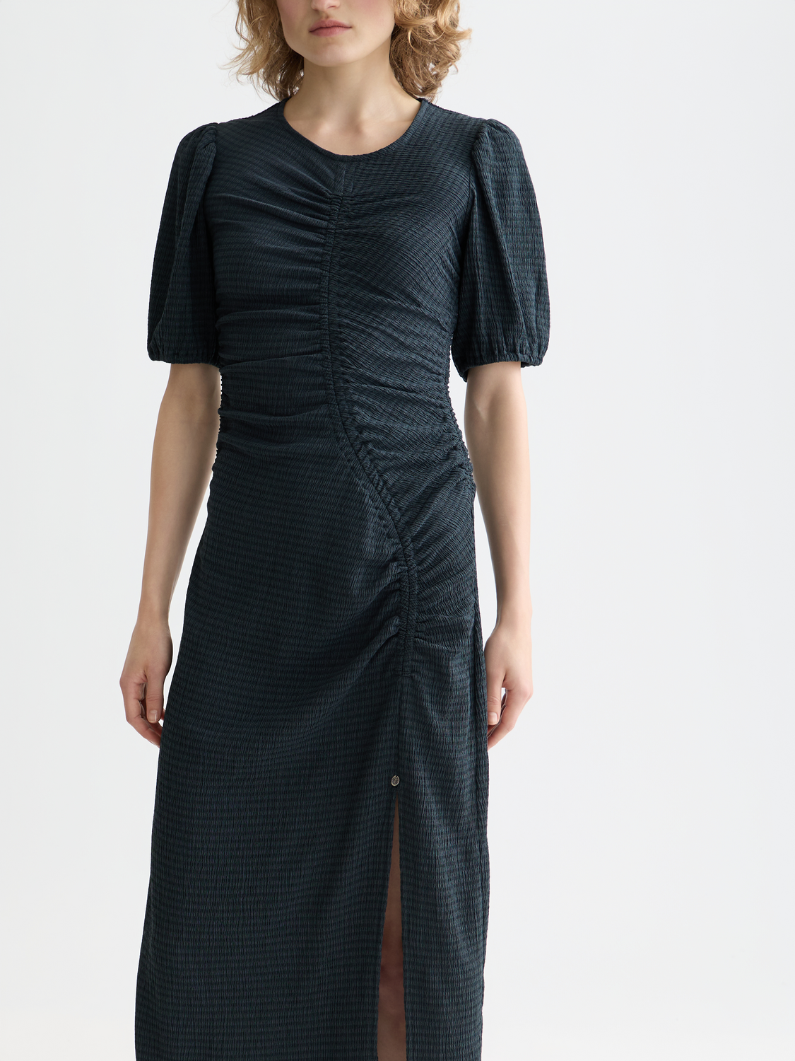 Gathered midi dress - Scotch & Soda AU