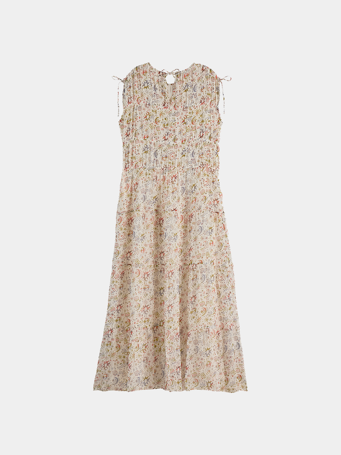 Gathered midi dress - Scotch & Soda AU
